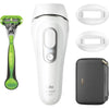 Epilatore a luce pulsata - BRAUN - IPL PL5145 - Bianco, verde e nero