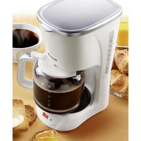 Caffettiera con filtro BRANDT CAF1318S - Bianco