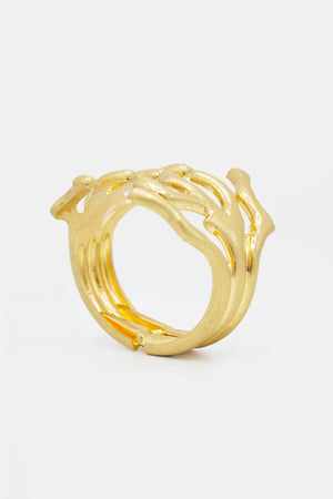 Bracciale corallo metallo