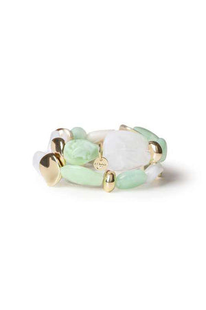 Bracciale elastico con pietre in acrilico | MYA ACCESSORIES