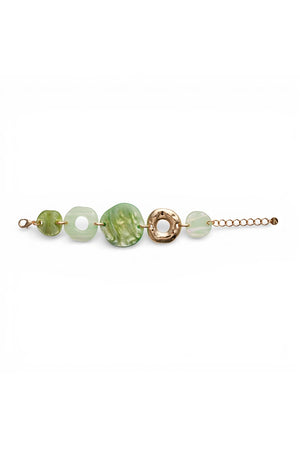 Bracciale a catena con inserti in acrilico | MYA ACCESSORIES