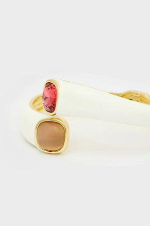 Bracciale rigido con pietre | NALÌ
