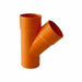 Braga 45° Pvc 40 Arancio