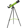 Telescopio astronomico 45/600 AZ - BRESSER JUNIOR - Ingrandimento fino a 100x - Treppiede regolabile in altezza - verde