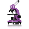 Microscopio per studenti BIOLUX SEL - BRESSER JUNIOR - ingrandimento 40x-1600x - kit per esperimenti - viola