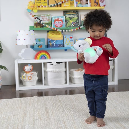 Bright avvenzioni giocattolo per elefanti peluche abbraccio, figli e lumieres
