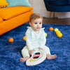 Bright inizia Trotteur Tiny Trek 2 in 1, modello di viti nella giungla, giocattolo di attività, altezza regolabile, luce e suoni, 6 mesi+