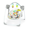 INIZI BRILLANTI Altalena portatile Playful Paradise, compatta e automatica con musica, dalla nascita
