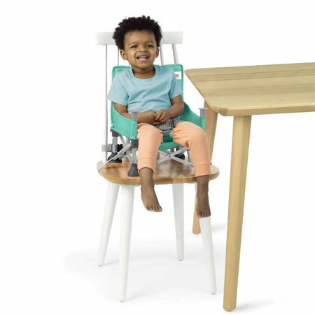 Seggiolino rialzato per bambine BRIGHT STARS, rosa, pieghevole, portatile, da viaggio, leggero e facile da pulire, borsa per il trasporto inclusa