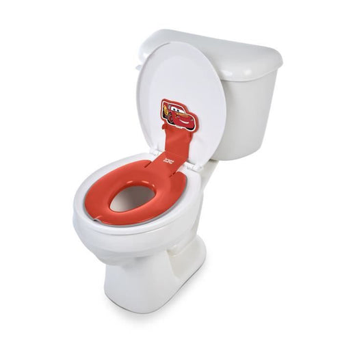 DISNEY BABY-CARS- Riduttore universale adesivo per sedile WC per bambini?, innovativo, installazione rapida, semipermanente
