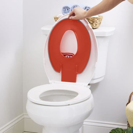 DISNEY BABY-CARS- Riduttore universale adesivo per sedile WC per bambini?, innovativo, installazione rapida, semipermanente