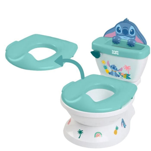 DISNEY BABY - STITCH - Mini WC con riduttore per sedile WC incluso, 2 in 1, Vasino rimovibile facile da pulire