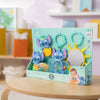 DISNEY BABY - STITCH - Set regalo nascita - 4 giocattoli per neonati, sonaglio, anello da dentizione, giocattoli multisensoriali