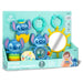 DISNEY BABY - STITCH - Set regalo nascita - 4 giocattoli per neonati, sonaglio, anello da dentizione, giocattoli multisensoriali