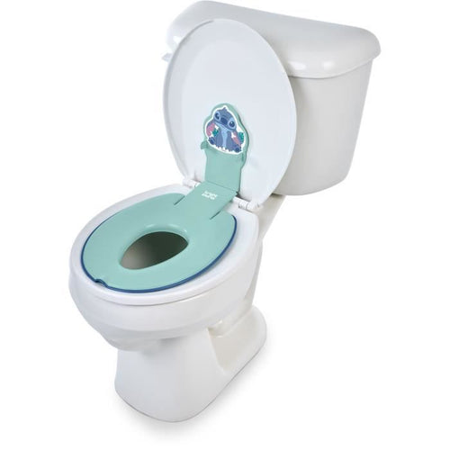 DISNEY BABY - STITCH - Riduttore universale adesivo per sedile WC per bambini, Installazione rapida