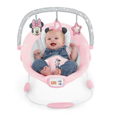 BRIGHT STARTS - Lettino vibrante Minnie Mouse Rosy Skies
