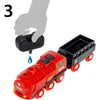 BRIO World - Circuito della locomotiva a vapore a batteria - 36017