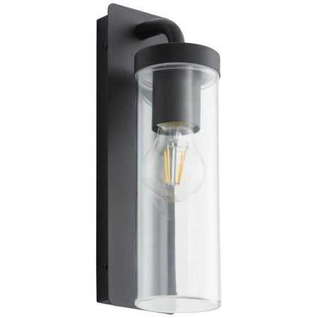 BRILLANTE Faretto esterno Aosta - E27 - 1x25W - Nero satinato