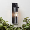 BRILLANTE Faretto esterno Aosta - E27 - 1x25W - Nero satinato