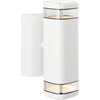Jandy Outdoor Applique, White, Gu10 Max 2x18W, Bulb non incluso