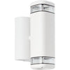 Jandy Outdoor Applique, White, Gu10 Max 2x18W, Bulb non incluso