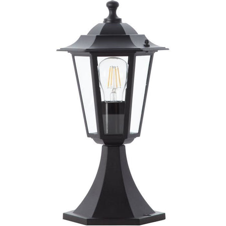 Carleen Outdoor Borne, Black, E27 Max 60W, Bulb non incluso