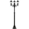 Carleen Outdoor Lamp 3L, nero, E27 max 60w, lampadina non incluso