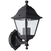 Lampada da parete esterna in aumento brillante Nissie Black E27 1x60W