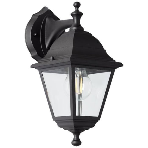 Discendente applique esterno brillante Nissie Noir E27 1x60W