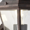 Lampada da parete esterna in aumento brillante Nissie Rust E27 1x60W