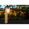 BRILLIANT - CABAR Paletto da esterno - colore legno scuro/nero - metallo/vetro E27 1x40W