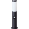 BRILLIANT - DODY Paletto da esterno - sensore incluso - colore nero - metallo/plastica E27 LED 1x10W