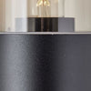 Sergioro Applique per esterni 2L, Depoli Black, 2x27 20W, lampadina non incluso