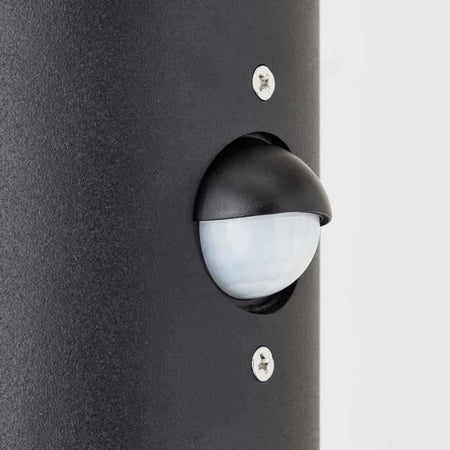 Applique esterno Sergioro 2L con rilevatore, depoli nero, 2x27 20w, lampadina non inclusa