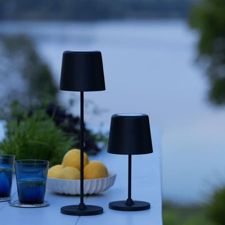 Lampada da tavolo LED KAAMI BRILLIANT - Nera - Esterno - 2W - IP44 - Metallo e plastica