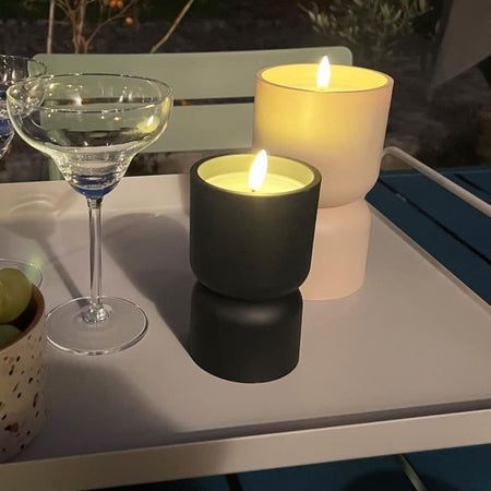 Lampada da tavolo per esterno - BRILLIANT - LOVERE - Forma di candela - Plastica - 3 W - Nera