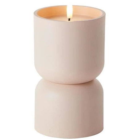 Lampada da tavolo per esterno - BRILLIANT - LOVERE - Plastica - 3 W - Forma candela - Beige e marrone chiaro