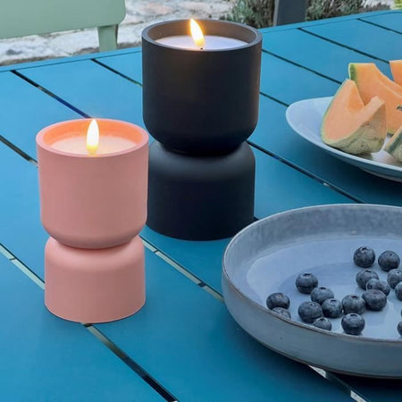 Lampada da tavolo per esterno - BRILLIANT - LOVERE - Forma candela - Plastica - 3 W - Terracotta