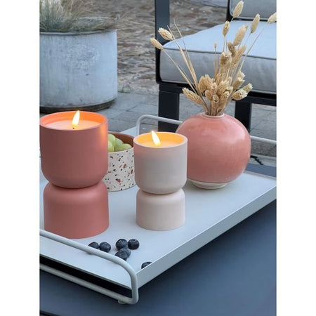 Lampada da tavolo per esterno - BRILLIANT - LOVERE - Forma candela - Plastica - 3 W - Terracotta