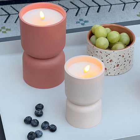 Lampada da tavolo per esterno - BRILLIANT - LOVERE - Forma candela - Plastica - 3 W - Terracotta