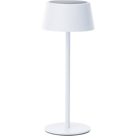 Lampada da tavolo per esterno - BRILLIANT - PICCO - LED e solare - Metallo e plastica - 5 W - Bianca