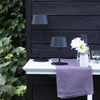 Lampada da tavolo per esterno - BRILLIANT - PICCO - LED e solare - Metallo e plastica - 5 W - Nero satinato