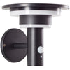 Applique da esterno - BRILLIANT - GARVINA - LED e solare - Rilevatore di movimento - Acciaio inossidabile e plastica - 4 W - Nero