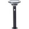Terminale da esterno - BRILLIANT - GARVINA - LED e solare - Rilevatore di movimento - Acciaio inox e plastica - 4 W - Nero