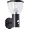 Applique da esterno - BRILLIANT - TULIP - LED e solare - Rilevatore di movimento - Acciaio inossidabile e plastica - 4 W - Nero