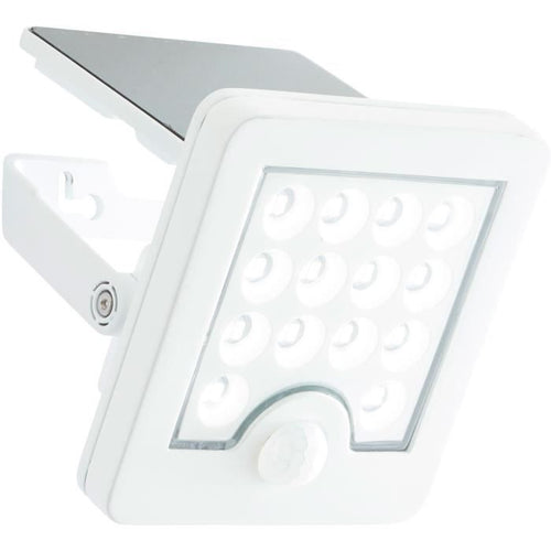 Applique da esterno - BRILLIANT - LUTON - LED e solare - Rilevatore di movimento - Plastica e metallo - 4 W - Bianco