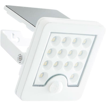 Applique da esterno - BRILLIANT - LUTON - LED e solare - Rilevatore di movimento - Plastica e metallo - 4 W - Bianco