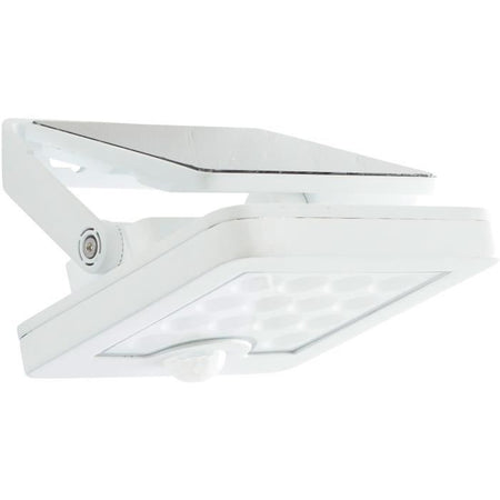 Applique da esterno - BRILLIANT - LUTON - LED e solare - Rilevatore di movimento - Plastica e metallo - 4 W - Bianco