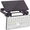 Applique da esterno - BRILLIANT - LUTON - LED e solare - Rilevatore di movimento - Plastica e metallo - 4 W - Nero