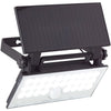 Applique da esterno - BRILLIANT - LUTON - LED e solare - Rilevatore di movimento - Plastica e metallo - 4 W - Nero